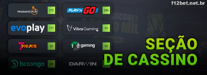 Desenvolvedores de software no F12Bet Casino